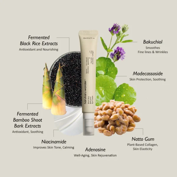 Bakuchiol Eye Cream Black Rice 20ml - Image 4