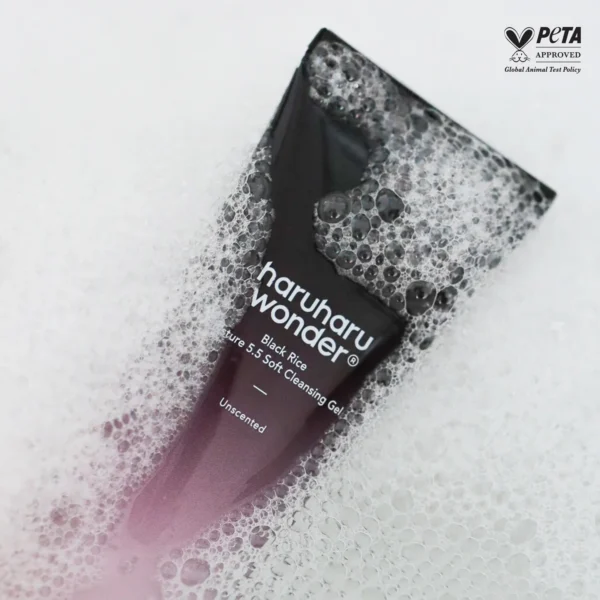 Black rice moisture 5.5 soft cleansing gel 100ml - Image 5