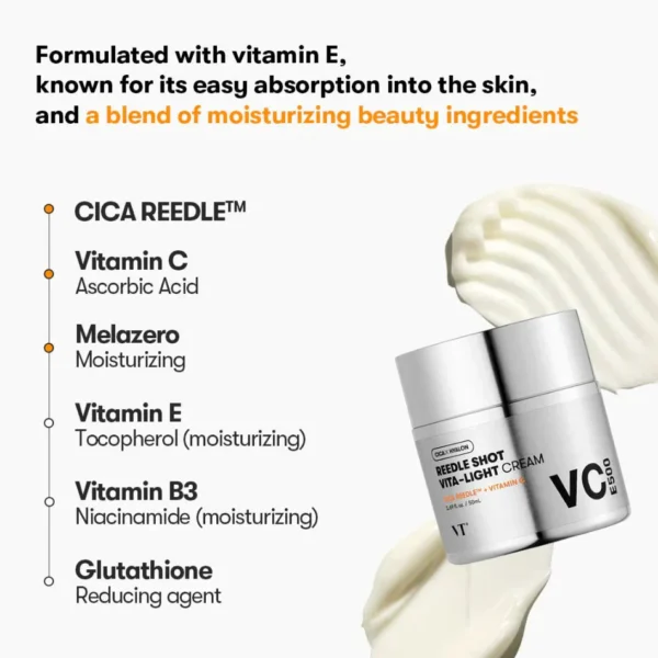 VT Cosmetics - Reedle shot Vita-light cream 50ml - Image 6