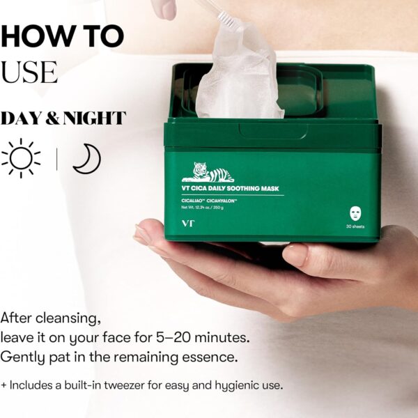 CICA Daily Soothing Mask 30pcs - Image 7