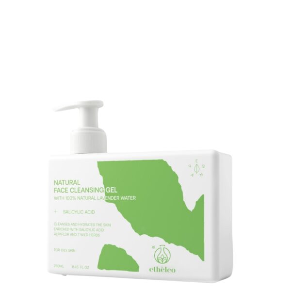 Natural Cleansing Gel Salicylic Acid 250ml - Καθαριστικό Προσώπου Με Σαλικυλικό Οξύ