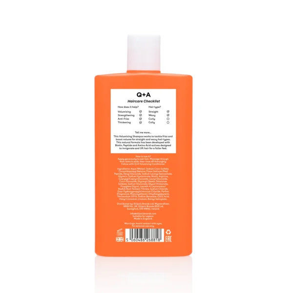 Volumising Shampoo - Σαμπουάν Όγκου Με Βιοτίνη και Πεπτίδια 250ml - Image 4