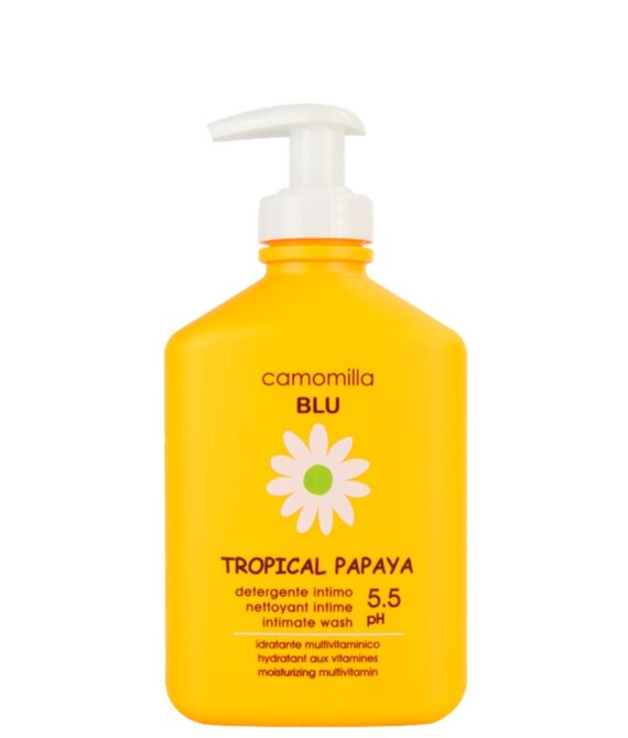 Camomilla blu Tropical Papaya pH5.5 Intimate Wash Υγρό Καθαρισμού Ευαίσθητης Περιοχής 300ml