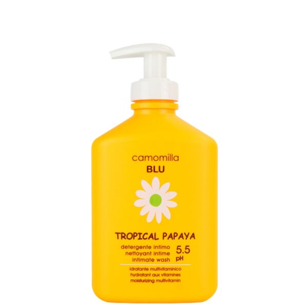 Camomilla blu Tropical Papaya pH5.5 Intimate Wash Υγρό Καθαρισμού Ευαίσθητης Περιοχής 300ml
