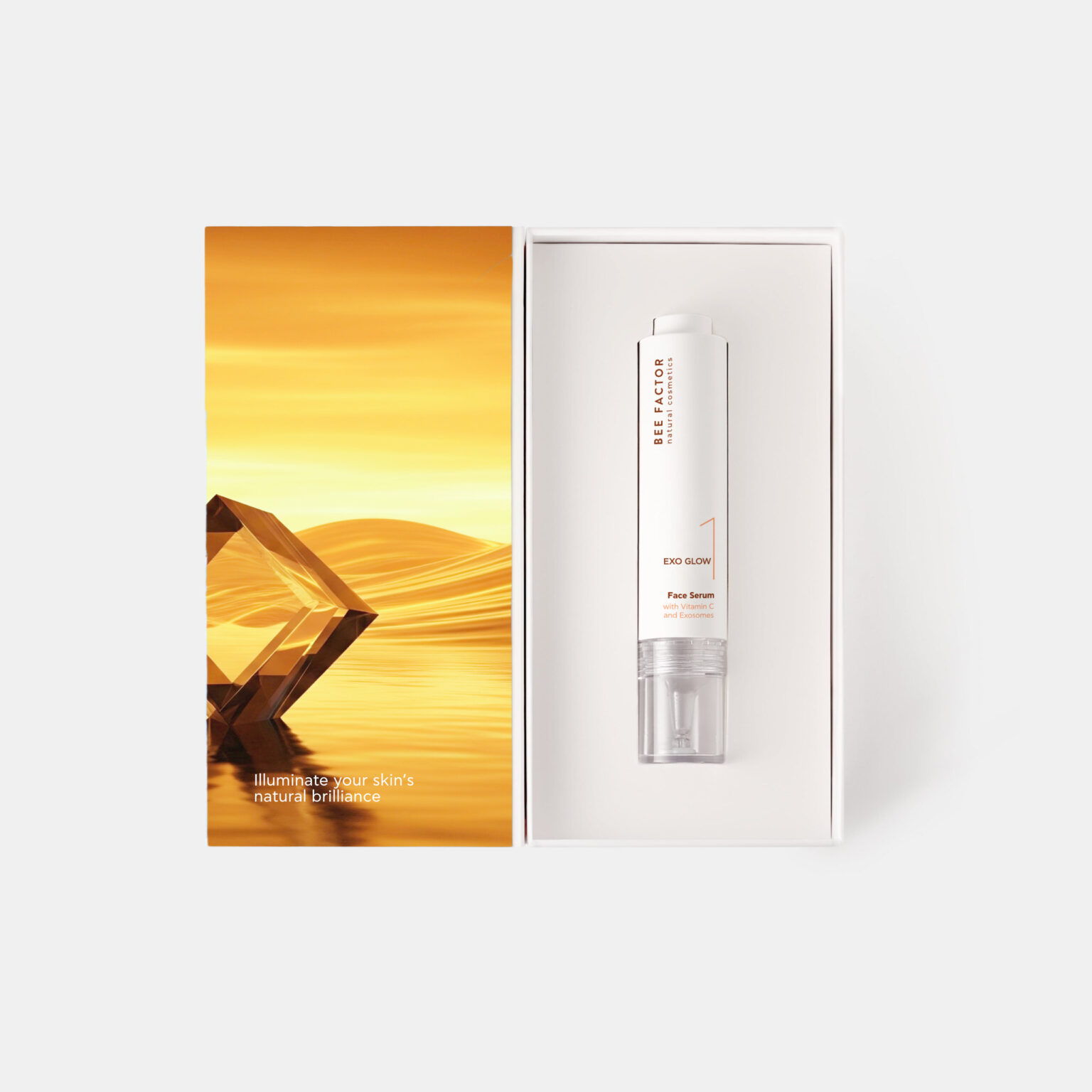 Exo Glow Face Serum – Ορός Λάμψης & Λεύκανσης με Εξωσώματα 30ml - Image 2