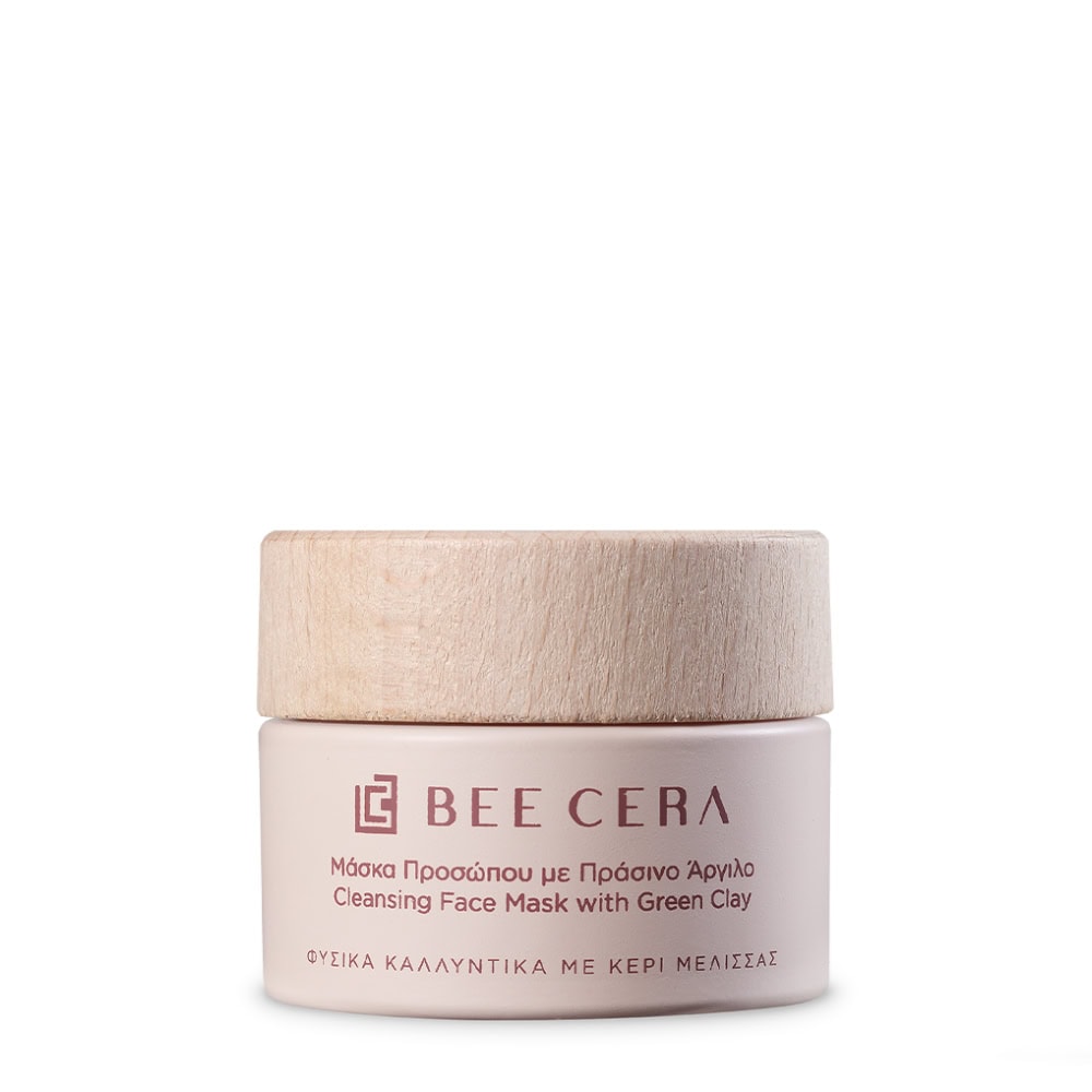 Bee Cera Μάσκα Προσώπου με Πράσινο Άργιλο Για Βαθύ Καθαρισμό 50ml