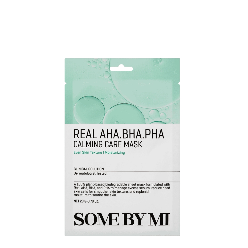 SOME BY MI Real AHA-BHA-PHA Calming Care Mask